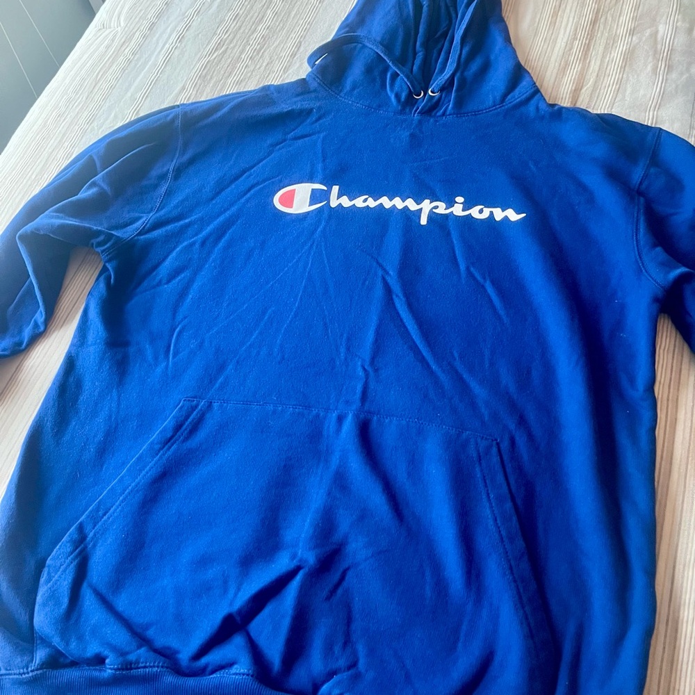 Champion Royal Blue Athletic Hoodie